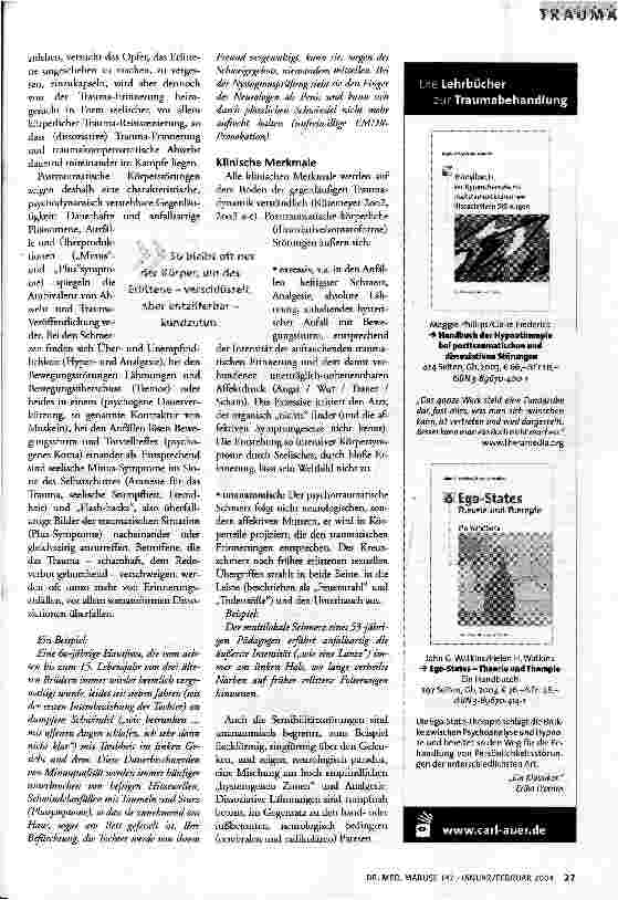 Vorschauseite 2: Körperliche Beschwerden nach seelischem Trauma