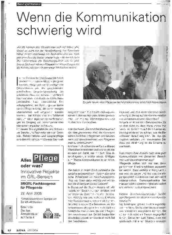 Vorschauseite 1: Nenn die Kommunikation schwierig wird
