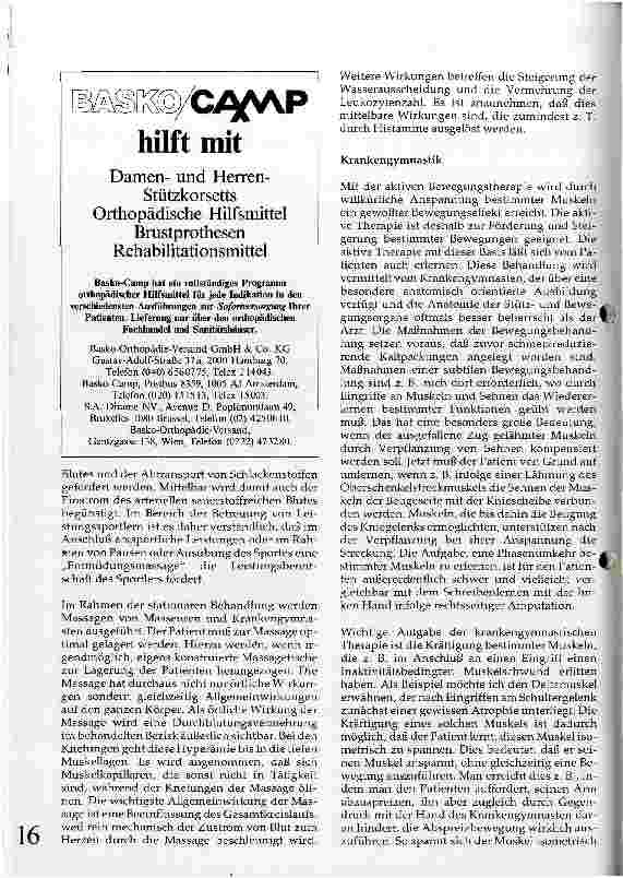 Vorschauseite 3: Physikalische Therapie während der stationären Krankenhausbehandlung