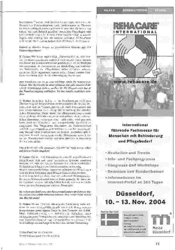 Vorschauseite 2: Gebündelte Kompetenzen. Integrierte Versorgung am Beispiel Aurichs