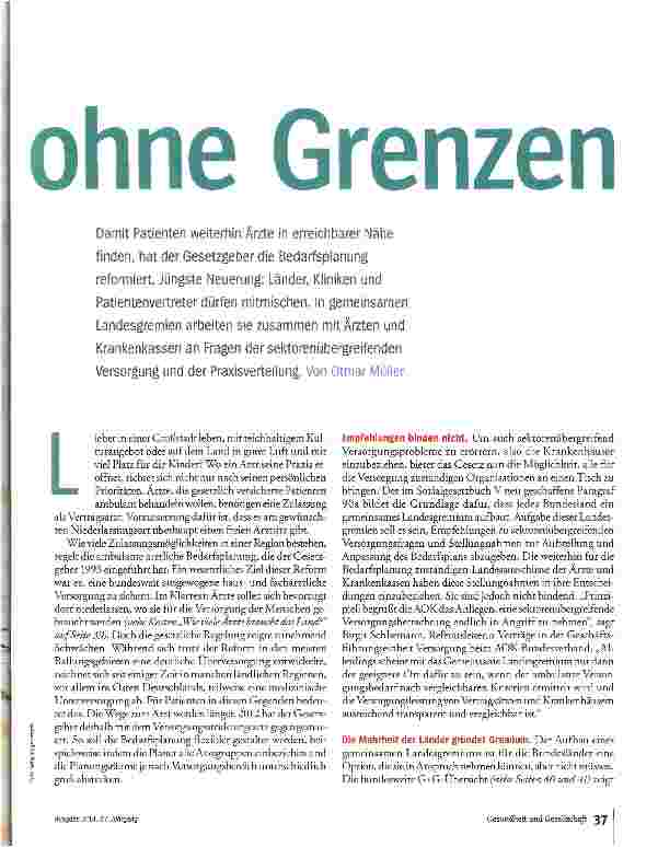 Vorschauseite 2: Planen ohne Grenzen