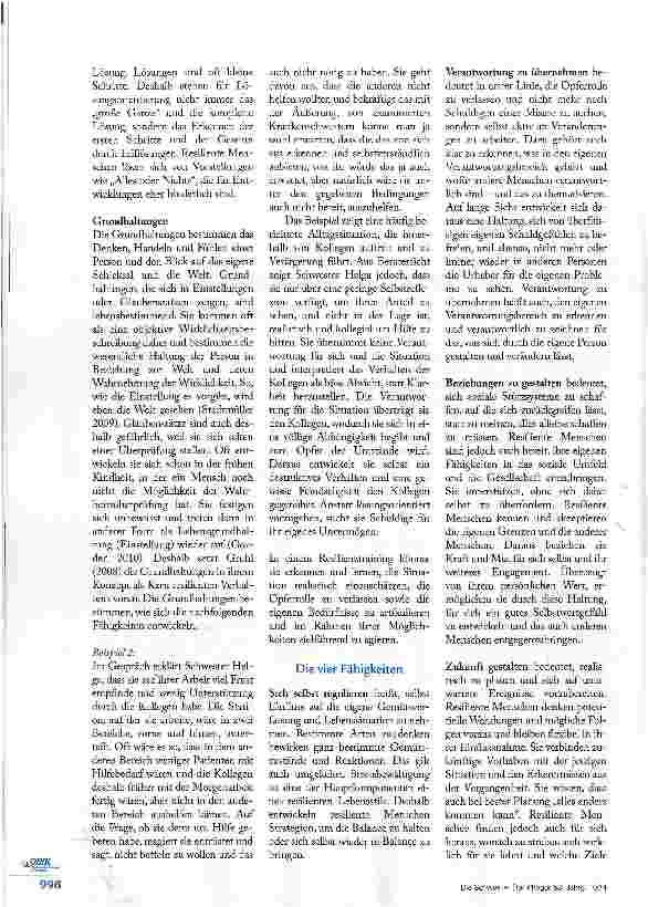 Vorschauseite 3: SELBSTREFLEXION - SELBST-WERT - SELBSTWIRKSAMKEIT