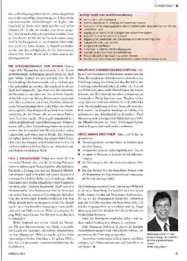 Vorschauseite 2: «Sie kündigen oder wir kündigen Ihnen!»