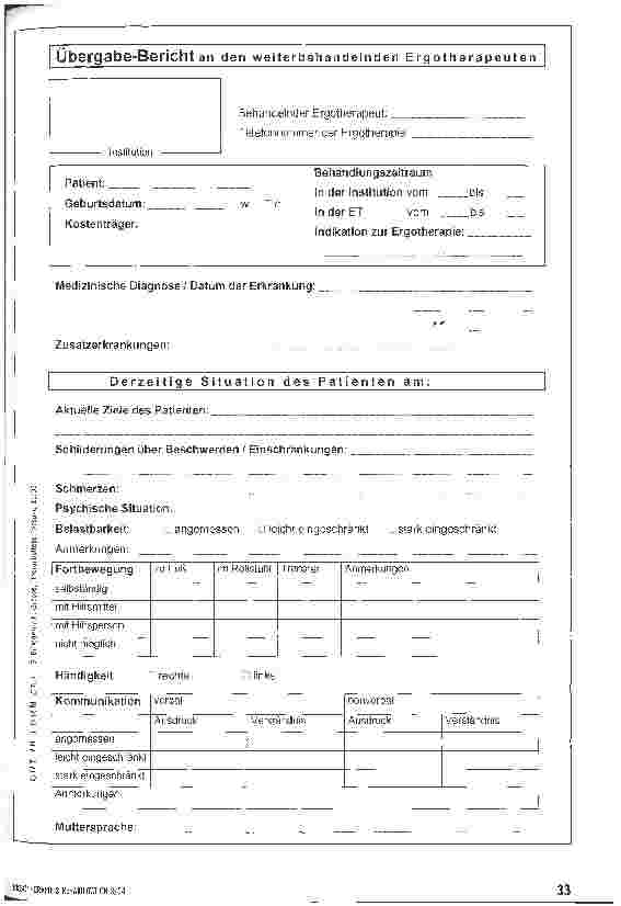 Vorschauseite 2: Übergabebericht...... überarbeitete Fassung jetzt auch als Datei