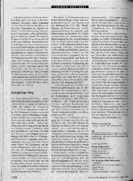 Vorschauseite 3: Herausforderung Ärztemangel