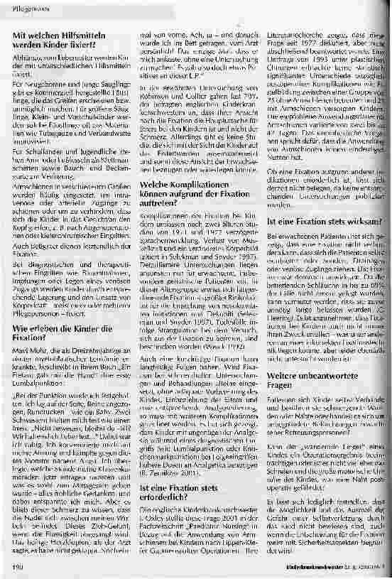 Vorschauseite 2: Fixation von Kindern