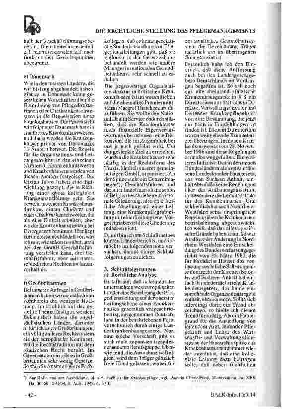 Vorschauseite 5: Die rechtliche Stellung des Pflegemanagements im westeuropäischen Vergleich