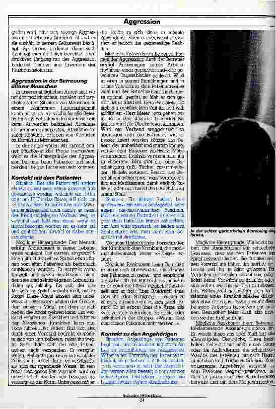 Vorschauseite 2: Wir müssen lernen, Geduld zu haben Aggression und beruflicher Alltag