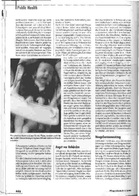 Vorschauseite 3: Die Gefahr der großen HoffnungDrogenabhängige Schwangere