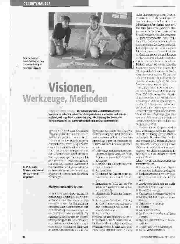 Vorschauseite 1: Visionen, Werkzeuge, Methoden