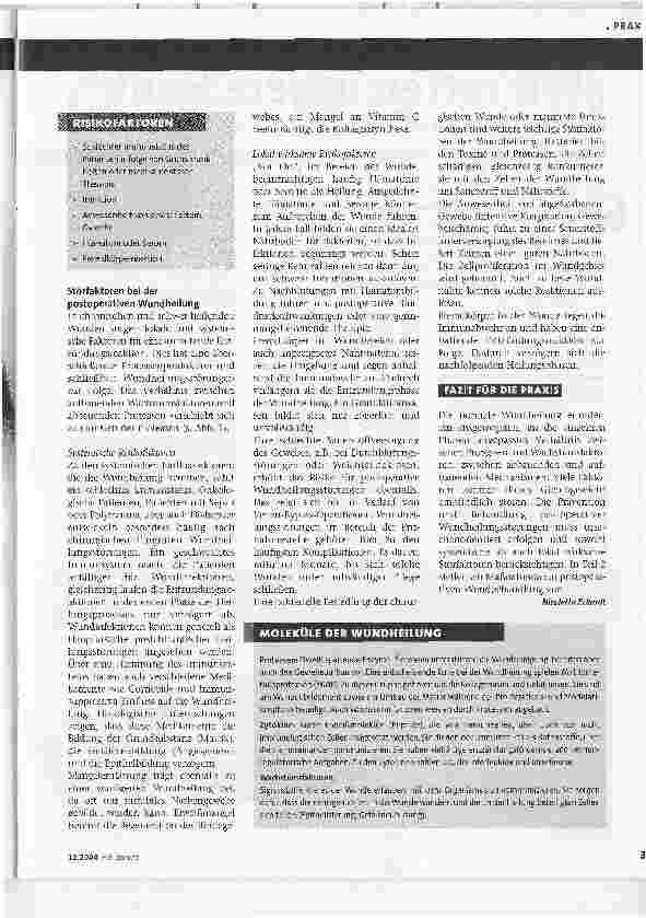 Vorschauseite 2: Postoperative Wundheiiungsstörungen Teil 1