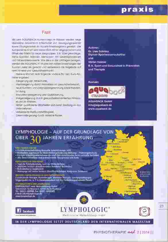 Vorschauseite 5: AQUABACK®-Training Medizinische Trainingstherapie im Wasser
