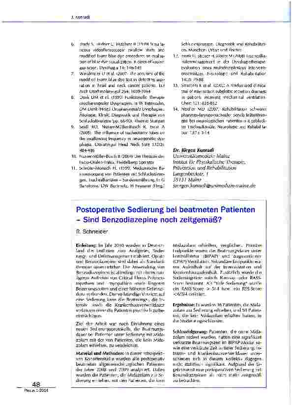 Vorschauseite 5: Die Entwöhnung von der Trachealkanüle: Dekanülierungsmanagement bei dysphagischen Patienten
