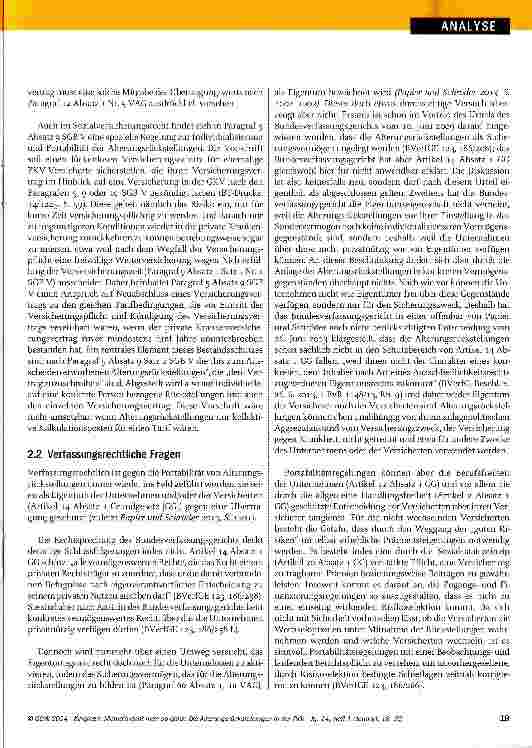 Vorschauseite 4: Niemals geht man so ganz: Die Alterungsrückstellungen in der PKV