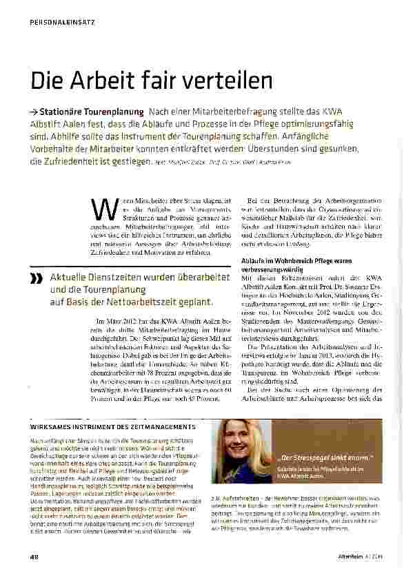 Vorschauseite 1: Die Arbeit fair verteilen
