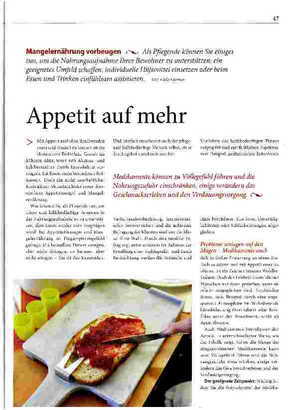 Vorschauseite 1: Appetit auf mehr
