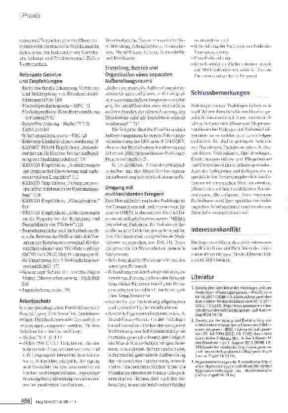 Vorschauseite 5: Hygiene in der podologischen Praxis und die Aufbereitung von Medizinprodukten