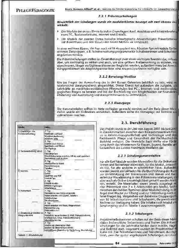 Vorschauseite 4: Training der Medienkompetenz für Lehrkräfte im Gesundheitswesen