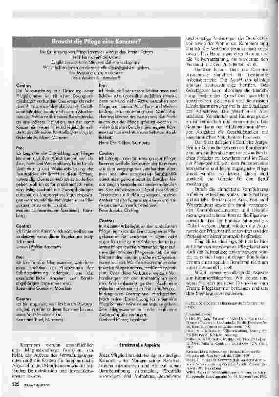 Vorschauseite 3: Kammer für Pflegeberufe