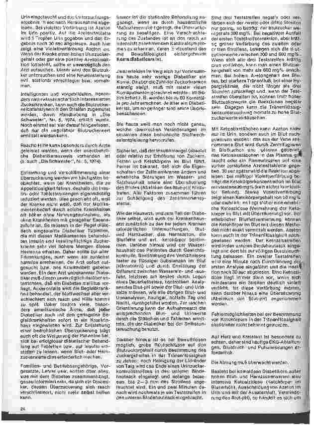 Vorschauseite 2: Diabetes mellitus 9. Folge: Die Komplikationen der Zuckerkrankheit
