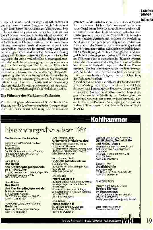 Vorschauseite 5: Grundlagen, Klinik und Therapie des Parkinson-Syndroms