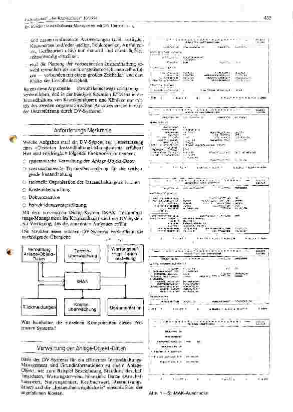 Vorschauseite 2: Instandhaltungs-Management mit DV-Unterstützung