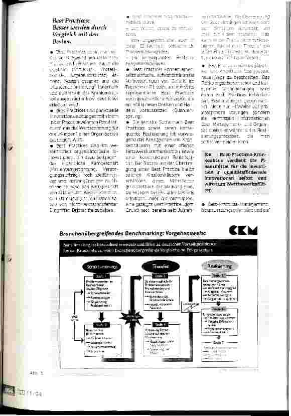 Vorschauseite 4: Benchmarking im Krankenhaus: Qualität steigern und Kosten senken durch Best-Practices-Management. Methodische Unterstützung für die Klinikführung