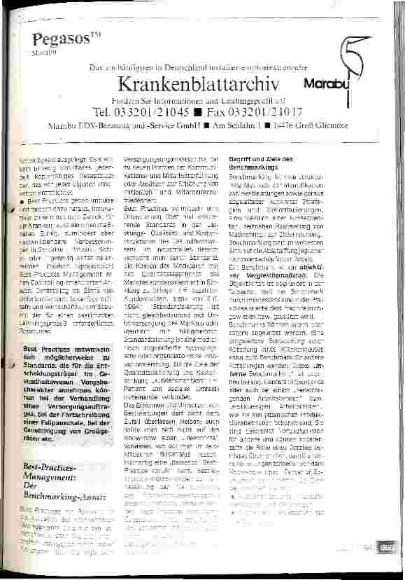 Vorschauseite 5: Benchmarking im Krankenhaus: Qualität steigern und Kosten senken durch Best-Practices-Management. Methodische Unterstützung für die Klinikführung