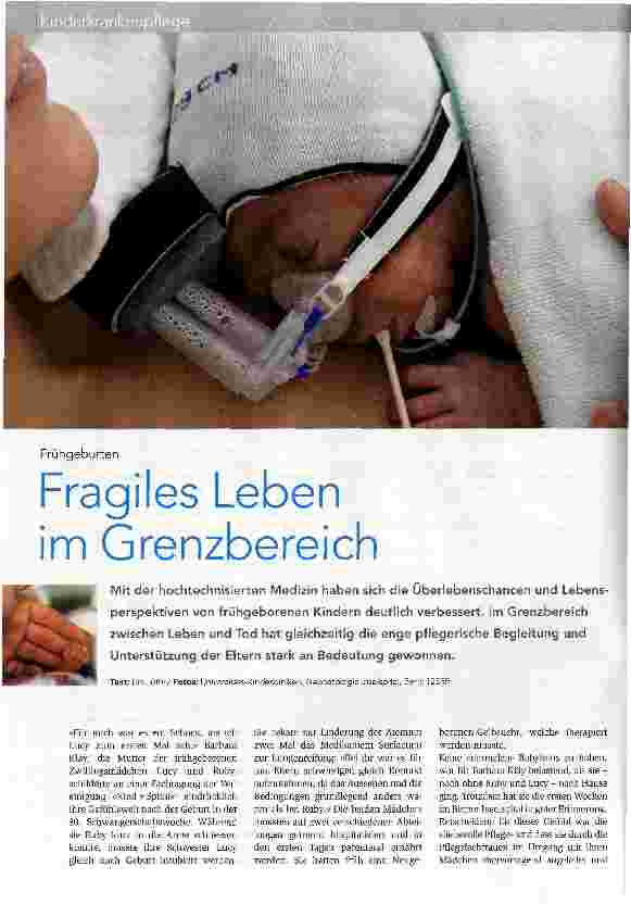 Vorschauseite 1: Fragiles Leben im Grenzbereich