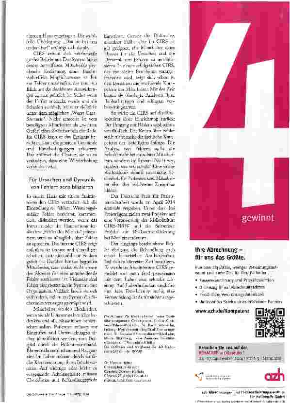 Vorschauseite 4: FEHLERN VORBEUGEN