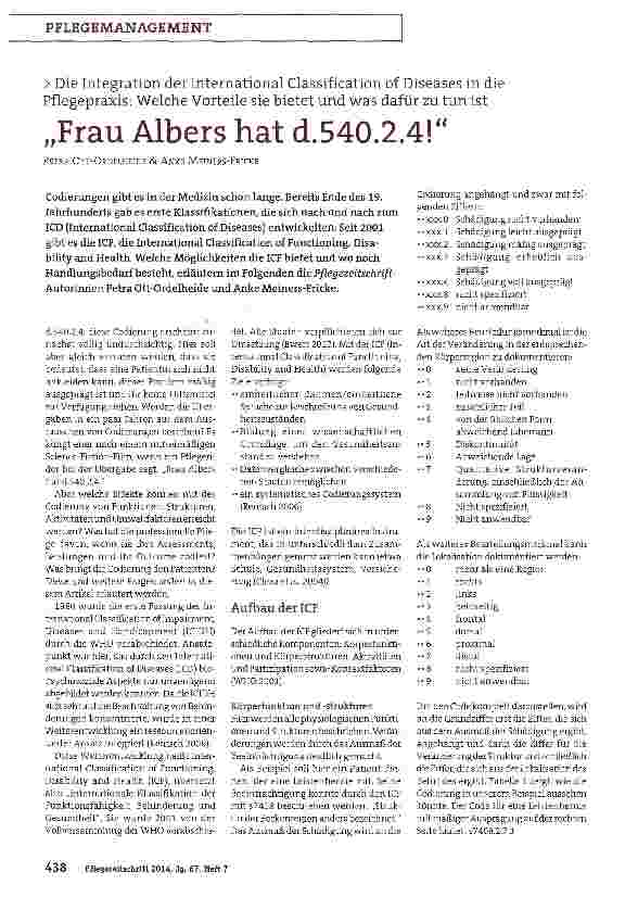 Vorschauseite 1: Frau Albers hat d.540.2.4!