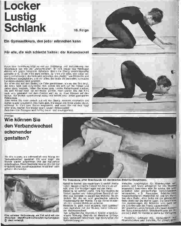 Vorschauseite 1: Locker, Lustig, Schlank 18. Folge: Für alle, die sich schlecht halten : der Katzenbuckel