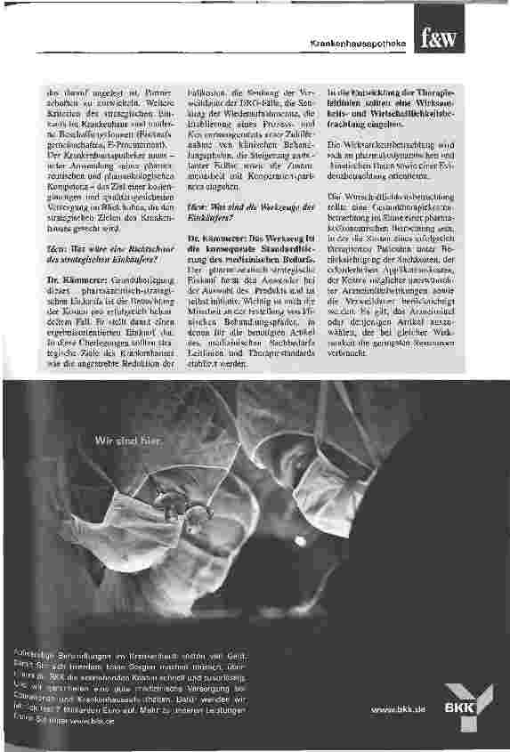 Vorschauseite 4: XII. Symposium für Krankenhausapotheker
