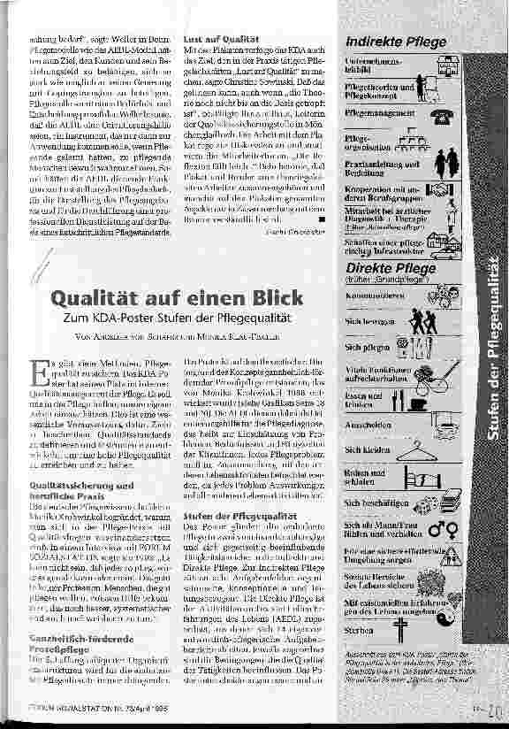 Vorschauseite 2: Es gibt nichts praktischeres als eine gute Theorie Wie das KDA Lust auf Qualität machen will