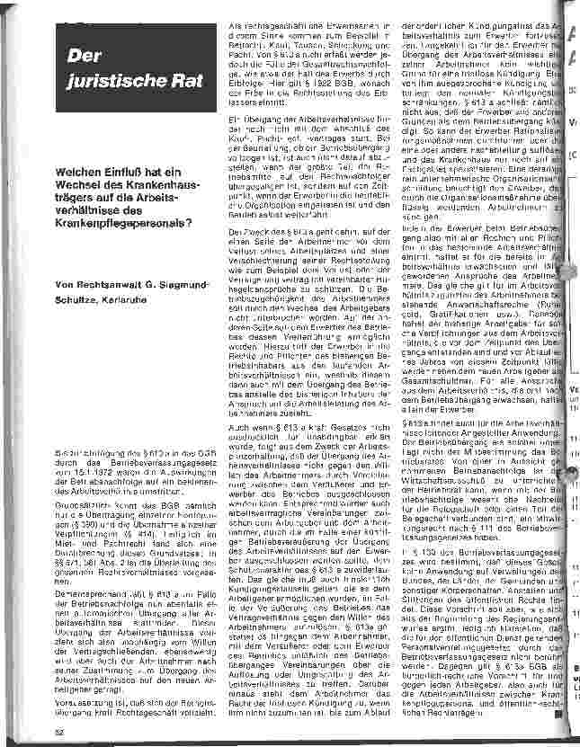 Vorschauseite 1: Welchen Einfluß hat ein Wechsel des Krankenhausträgers auf die Arbeitsverhältnisse des Krankenpflegepersonals?