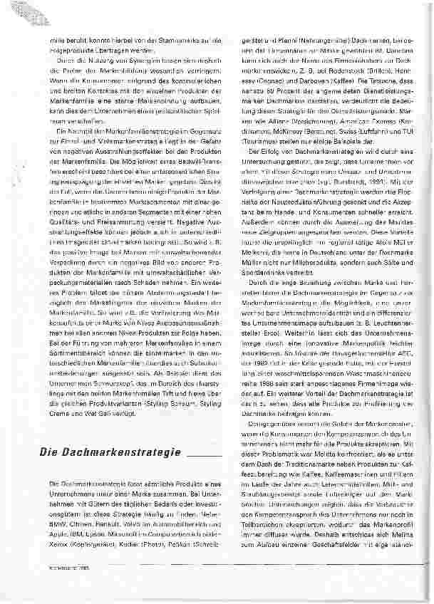 Vorschauseite 4: Mit christlicher Marke zum ErfolgMöglichkeiten und Grenzen einer Marken-Bildung bei Krankenhausgruppenmit christlichem Profil