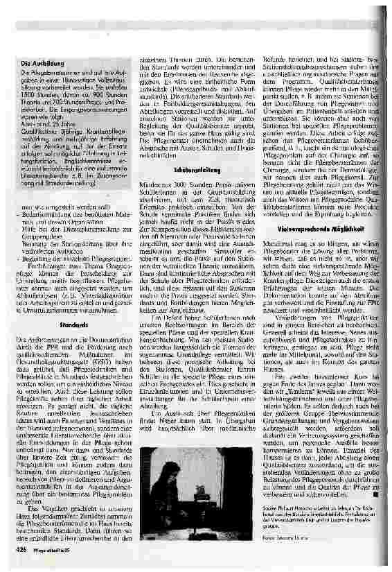 Vorschauseite 3: Innerbetriebliche Pflegeberatung Eine Möglichkeit zur Qualitätsentwicklung und -sicherung