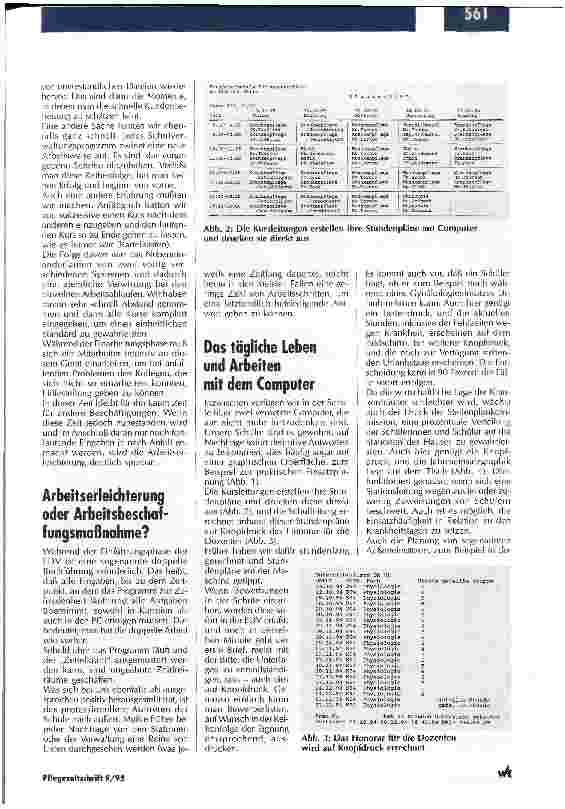 Vorschauseite 3: Eine spezielle Software erleichtert die Schulverwaltung Computer in der Schule