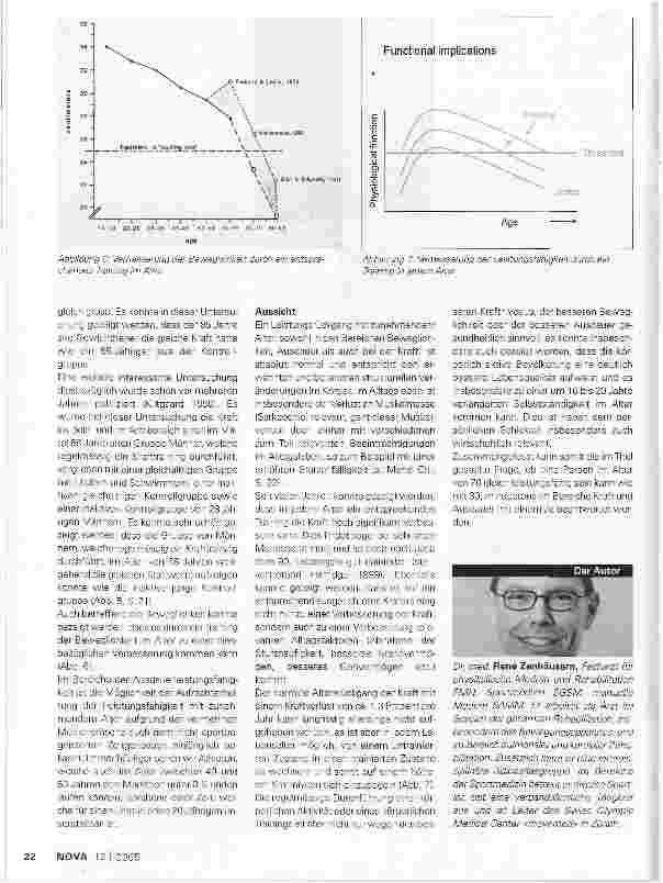 Vorschauseite 3: Mit 70 so fit wie mit 30?Gedanken zur Trainierbarkeit im Alter