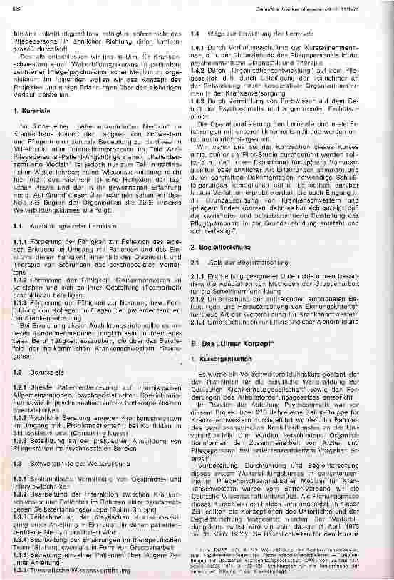 Vorschauseite 2: Weiterbildung für Krankenschwestern in patientenzentrierter Pflege psychosomatischer Medizin