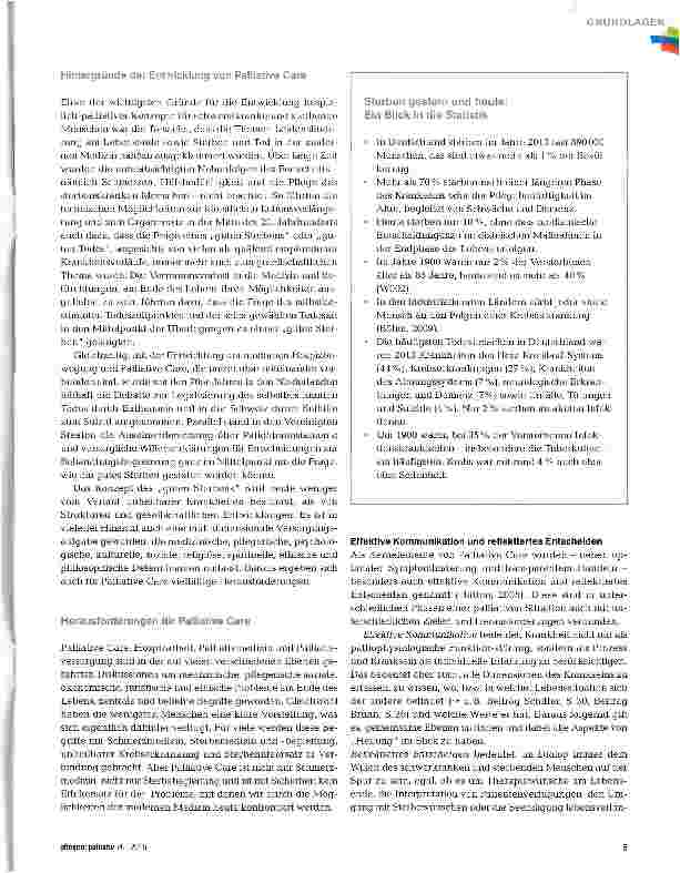 Vorschauseite 2: Vielfalt in der Palliative Care