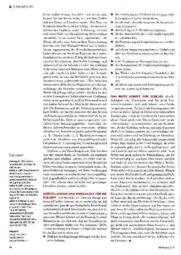 Vorschauseite 3: Es hat viele Brücken gegeben, wo ich gleich anknüpfen konnte.