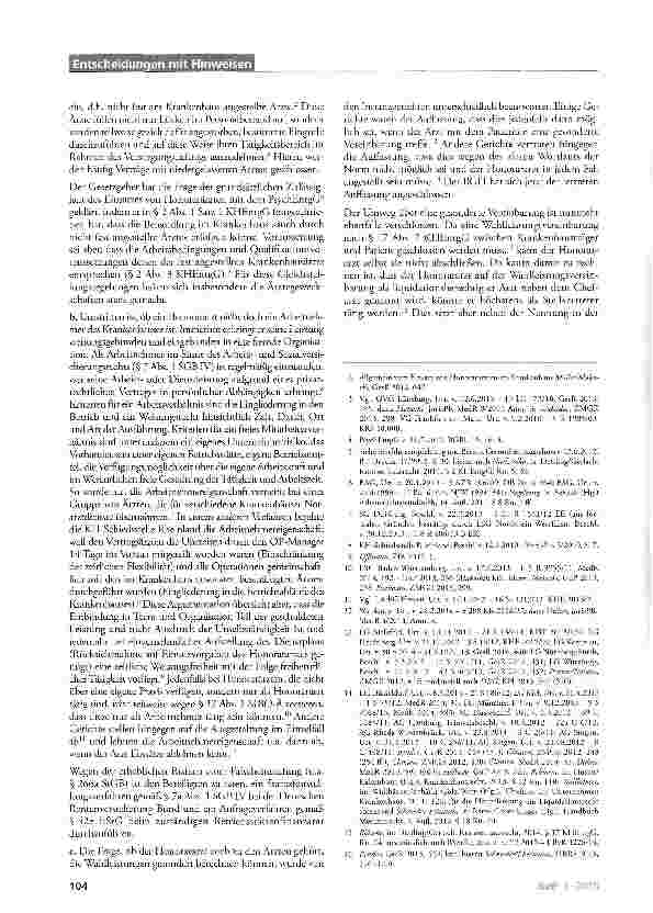 Vorschauseite 2: Wahlleistungen und Honorarärzte BGB § 134; KHEntgG § 17 Abs. 3 Satz 1