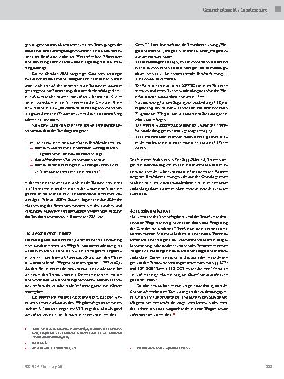 Vorschauseite 2: Entwurf eines Gesetzes über die Einführung einer bundeseinheitlichen Pflegefachassistenzausbildung