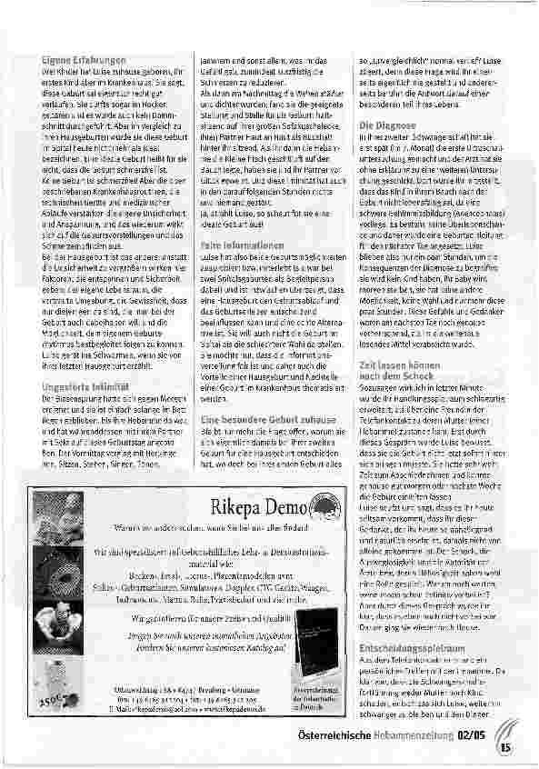 Vorschauseite 2: Nichts und niemand hat gestört