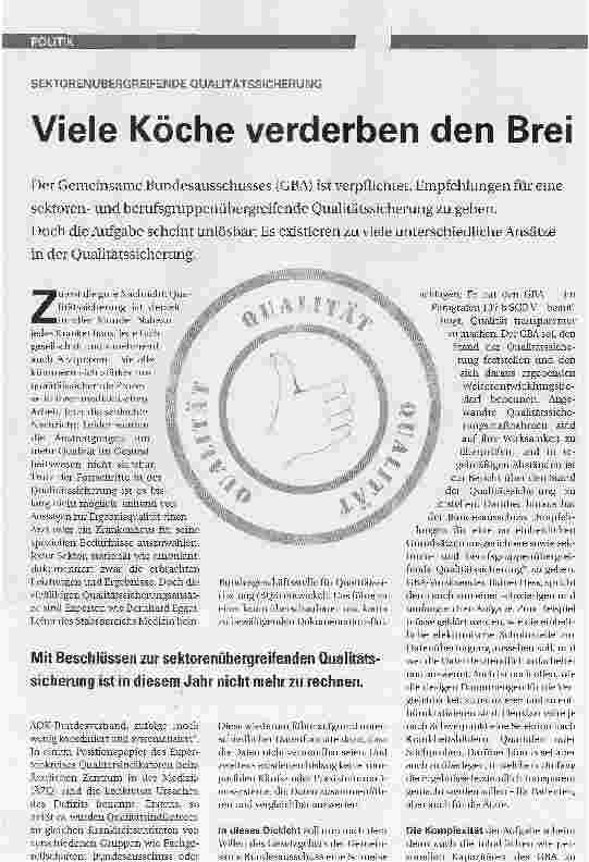 Vorschauseite 1: Viele Köche verderben den Brei