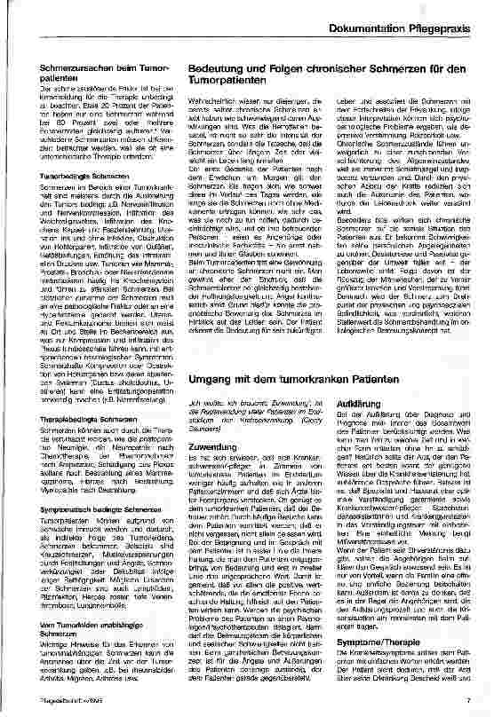Vorschauseite 5: Grundlagen der oralen medikamentösen Therapie bei chronisch malignen Schmerzen