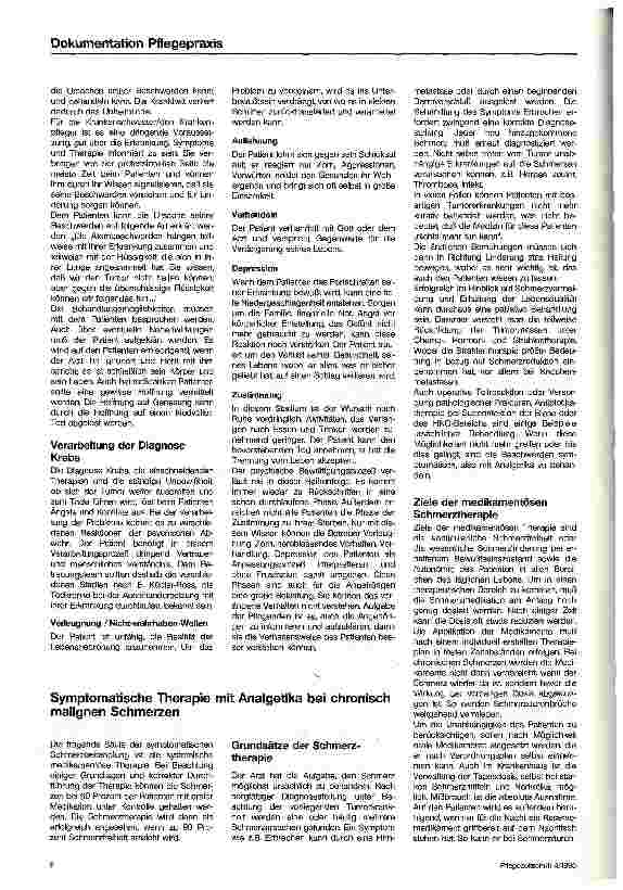 Vorschauseite 6: Grundlagen der oralen medikamentösen Therapie bei chronisch malignen Schmerzen