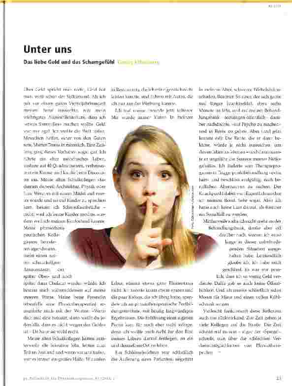 Vorschauseite 1: Unter uns