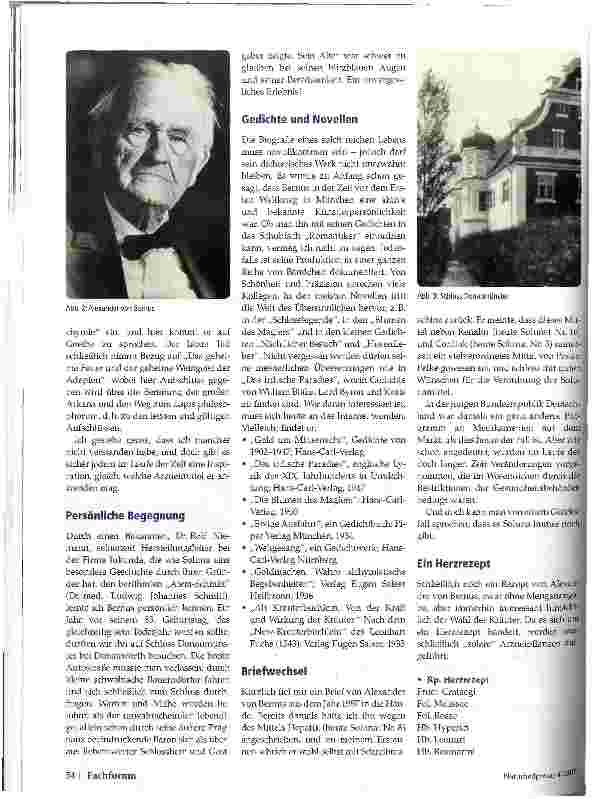 Vorschauseite 2: Alexander von Bernus